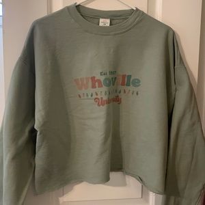 Whoville University Cropped Sweatshirt